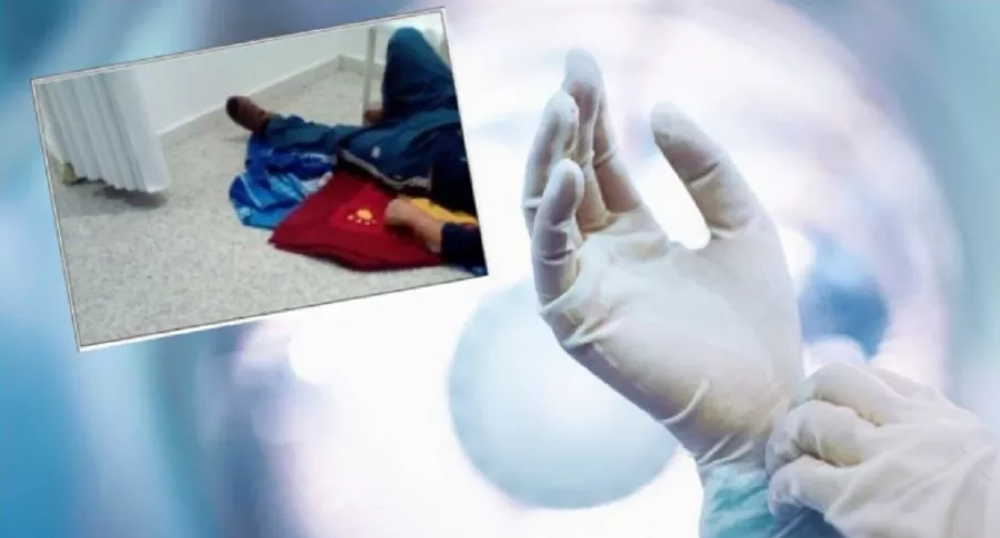 
Con foto, denuncian que paciente con COVID-19 fue atendido en el piso de un hospital en Popayán, Cauca
