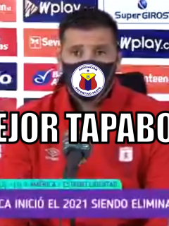 Memes para la eliminación de América en Copa Colombia ante el Pasto.