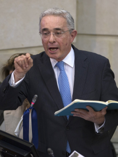 Álvaro Uribe Vélez, que puso una tutela para que no se refieran a él como "imputado"