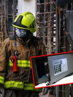 Imágenes que ilustran el robo a una casa incendiada en Cúcuta.