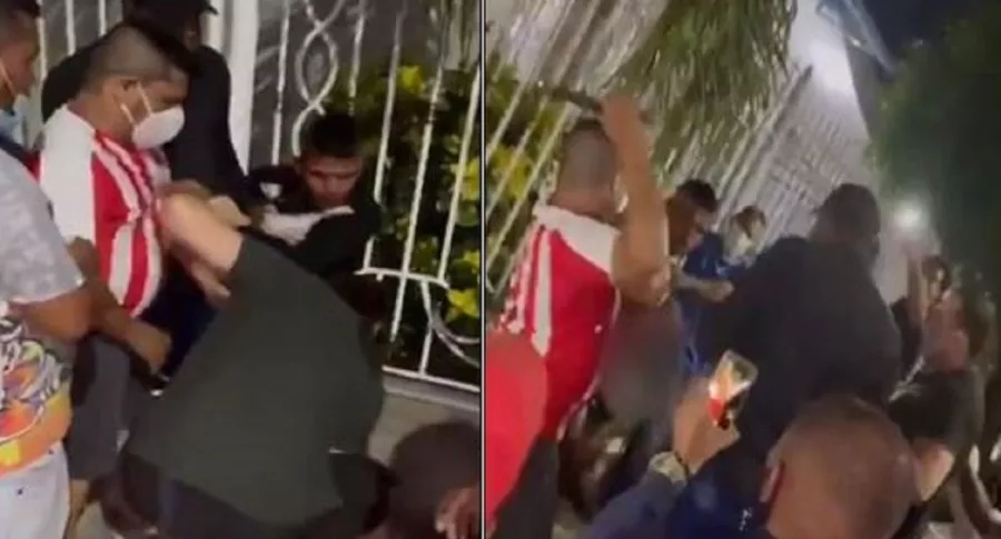 Imágenes muestran que la comunidad desnudó al presunto ladrón y lo golpeó con correa, en una calle de Barranquilla