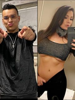 Foto de Yeison Jiménez y Esperanza Gómez, a propósito de que los grabaron entrando a un motel