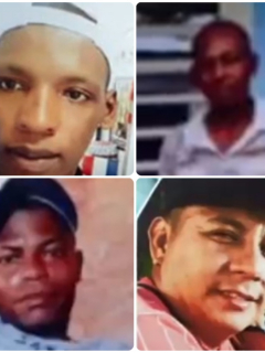 Algunos de los desaparecidos en el departamento de Nariño.