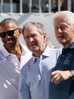 Todos los expresidentes vivos de Estados Unidos.