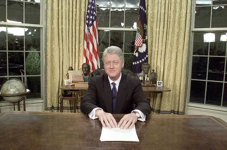 Bill Clinton fue el presidente número 42 de Estados Unidos. Ejerció entre 1993 y 2001 y su periodo estuvo manchado por un escándalo sexual con la becaria Monica Lewinsky / Getty Images.
