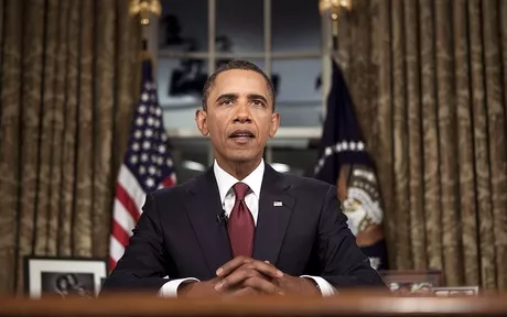Barack Obama ejerció como el presidente número 44 de los Estados Unidos entre 2009 y 2017. Él declaró formalmente el fin de la misión de combate en Irak, diciendo que después de 7 años de guerra se cobraron más de 4.400 vidas estadounidenses / Getty Images.
