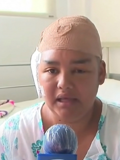 Yeni Lorena Tangarife, mujer a la que le secuestraron sus dos hijas.