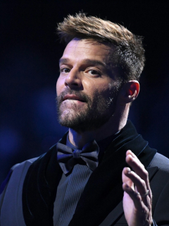 Foto de Ricky Martin, a propósito de su nuevo 'look'