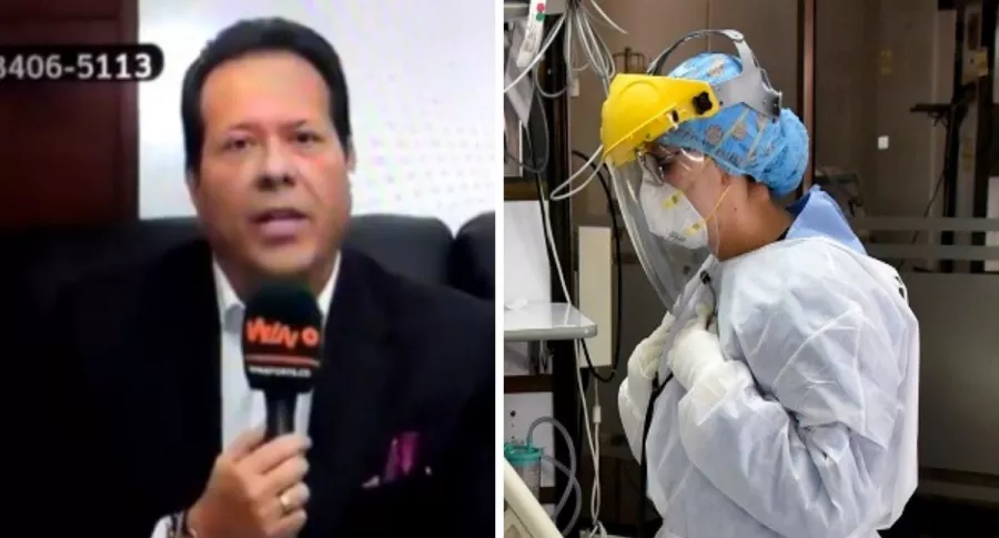 Cantante del gol, periodista de Win Sports que fue criticado por el Colegio Médico Colombiano luego de que pusiera en duda el profesionalismo de los doctores en la pandemia