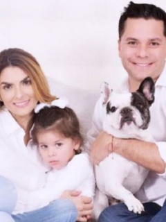 Luis Carlos Vélez y Siad Char, quienes esperan a su segundo hijo