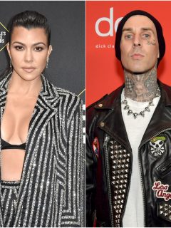 Foto de Kourtney Kardashian y Travis Barker, a propósito de que son novios