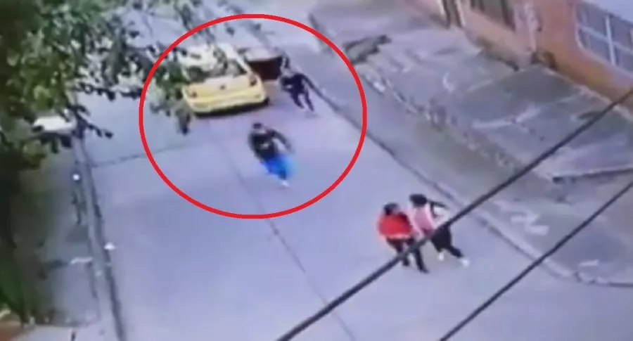 Hombres en taxi golpean a deportista en intento de robo en Bogotá
