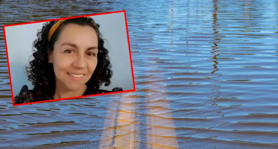 Imagen de la mujer que murió arrastrada por la corriente en Caquetá