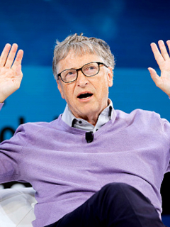 Bill Gates, cuarto hombre más rico del mundo.