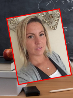 Kandice Barber, profesora de 35 años, que fue condenada por tener relaciones sexuales con un menor de 15 años.