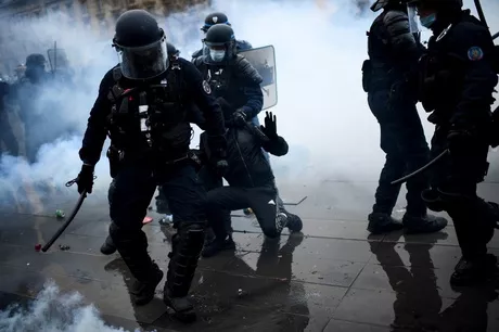 También hubo incidentes en Nantes (oeste de Francia) / AFP.

