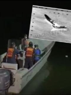 Imágenes de las lanchas accidentadas y de la búsqueda por parte de la Armada, en Tumaco
