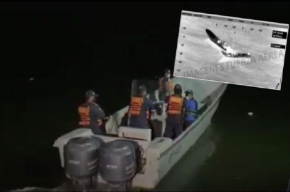 Imágenes de las lanchas accidentadas y de la búsqueda por parte de la Armada, en Tumaco 