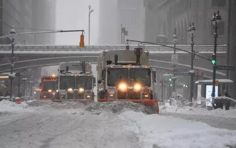 Galería de fotos de gigantes tormenta de nieve en Nueva York
