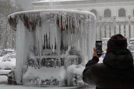 Galería de fotos de gigantes tormenta de nieve en Nueva York