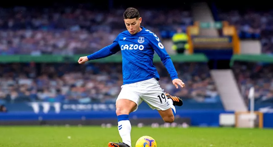 Foto de James ilustra nota sobre James Rodríguez: ¿quién es el nuevo compañero del colombiano en Everton?