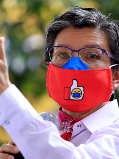 Claudia López, alcaldesa de Bogotá que en su primer año de gobierno tuvo cuestionados resultados en materia de seguridad
