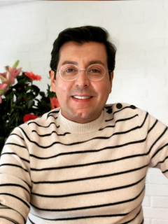 Foto de Juan Carlos Giraldo, a propósito de que su mamá murió por COVID-19