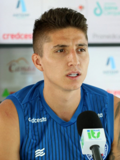 Juan Pablo 'Indio' Ramírez, jugador del Bahía del fútbol brasileño.