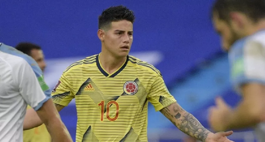 James Rodríguez, jugador que junto a los colombianos en Inglaterra podría no ser prestado a la Selección Colombia para las Eliminatorias