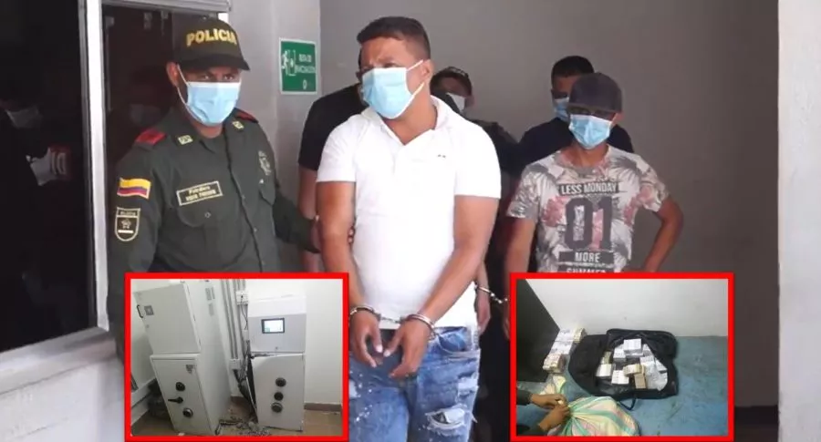 Policía capturó a seis hombres que querían robar un banco en La Guajira.