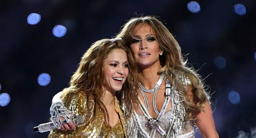 Foto de Shakira y Jennifer Lopez, a propósito de foto sin maquillaje de 'J Lo' en el Super Bowl 2020