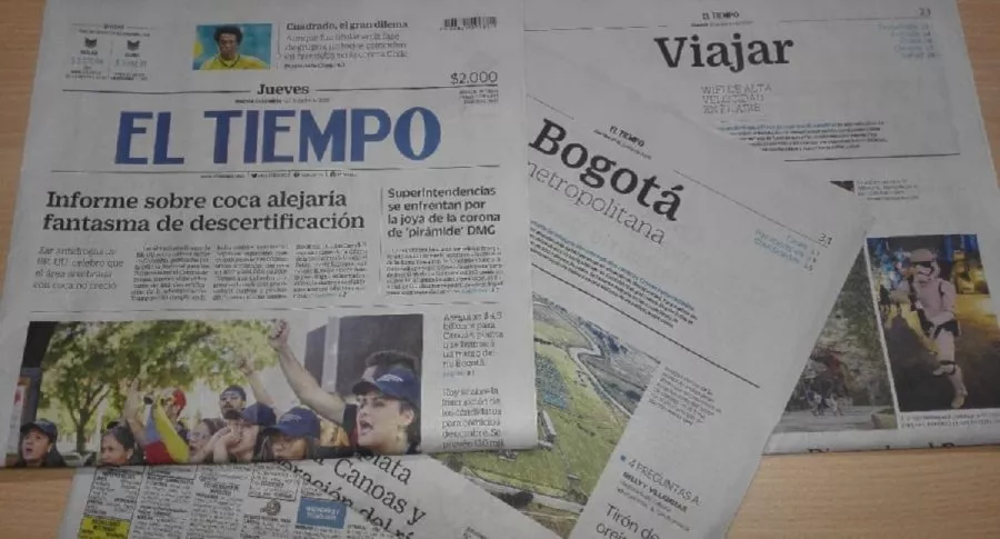 El Tiempo, diario del que habló Antonio Caballero al pensar si Néstor Humberto Martínez sería su nuevo director