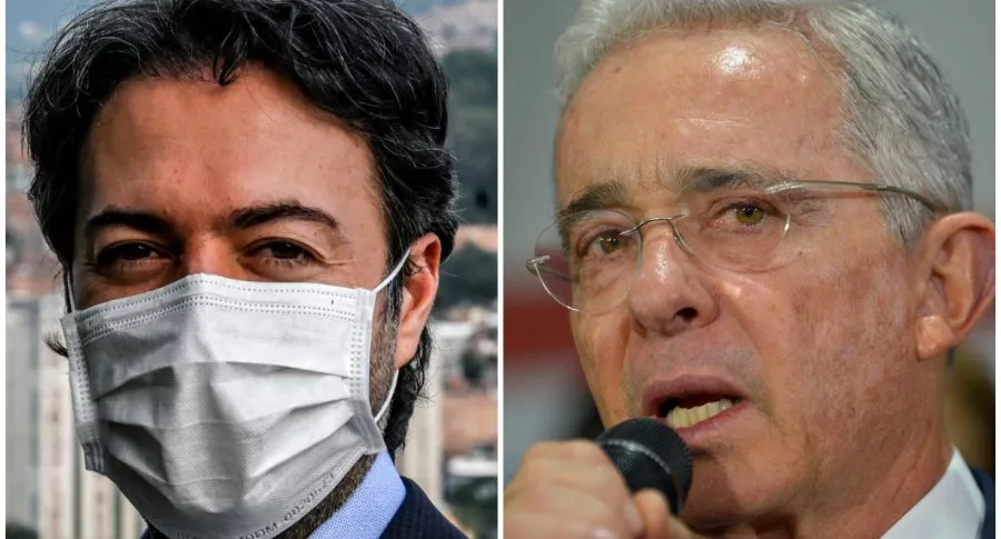 Daniel Quintero, que cree que idea de Álvaro Uribe sobre EPM es castrochavista, y el expresidente