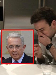 Juan Manuel Santos y Esteban Santos, quien se unió a los que le dijeron castrochavista a Álvaro Uribe