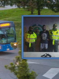 Bus del SITP de Bogotá / Capturado por robo en el sistema integrado