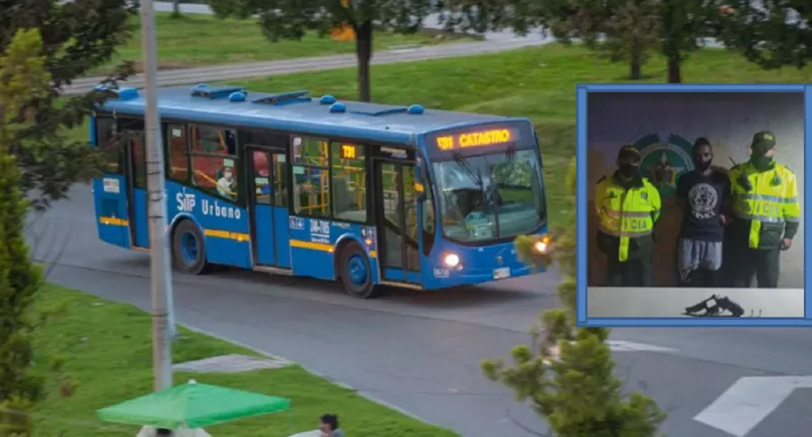 Bus del SITP de Bogotá / Capturado por robo en el sistema integrado