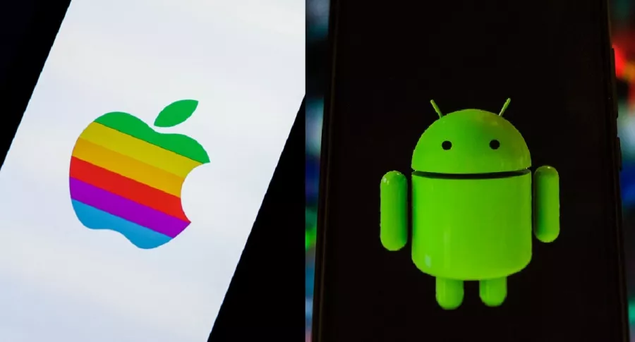 Imagen ilustrativa sobre la comparación del sistema operativo de Apple y Android