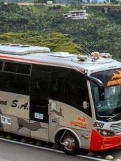 Bus de Flota Magdalena, como uno en el que se murió una mujer con COVID