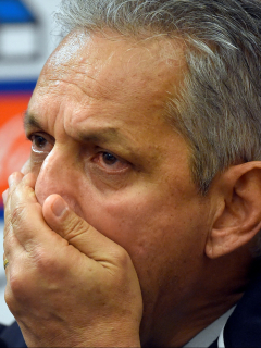 Martín Lasarte, nuevo director técnico de Chile. Imagen de referencia de Reinaldo Rueda, el entrenador anterior
