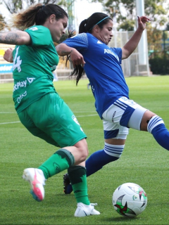 Jugadoras avisan falta de apoyo de los futbolistas a la Liga Femenina. Imagen de referencia del fútbol de mujeres.