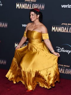 Gina Carano en el estreno de 'The Mandalorian' en noviembre de 2019.