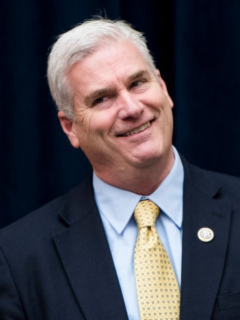 Congresista de EEUU, Tom Emmer, que apareció de cabeza y con psicodélico filtro en plena audiencia virtual