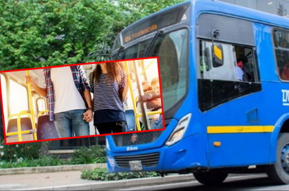 Inseguridad en buses del SITP, ilustrada en ladrones que se hacían pasar por novios. 