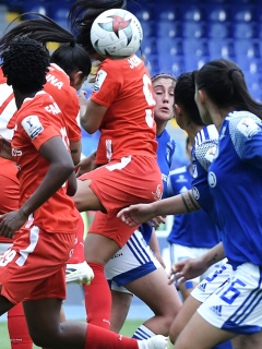 Sí hay recursos para una Liga Femenina mejor, según Vanessa Córdoba. Imagen de referencia del campeonato colombiano.