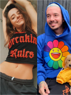 Foto de Evaluna, J Balvin y Kylie Jenner, a propósito de que nacieron en un año del Buey