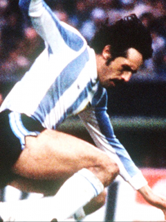 Leopoldo Luque murió de Covid-19: campeón con Argentina, Mundial de 1978. Imagen del jugador en la Copa del Mundo.