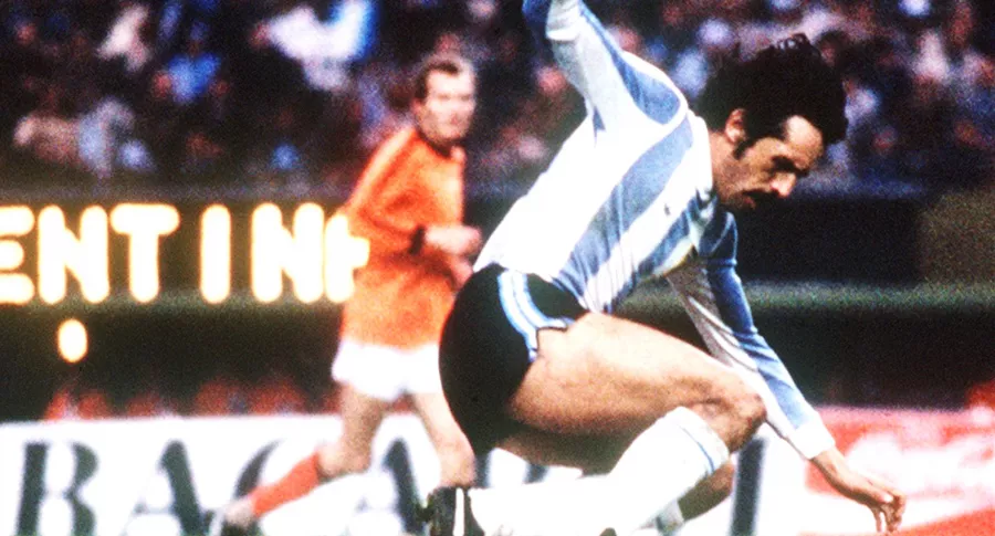 Leopoldo Luque murió de Covid-19: campeón con Argentina, Mundial de 1978. Imagen del jugador en la Copa del Mundo.
