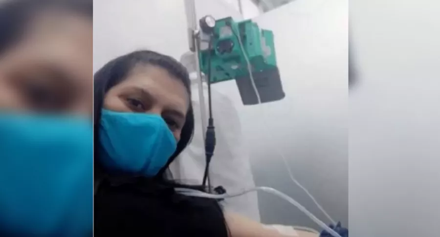 Imagen de la mujer que espera trasplante de pulmón; lleva un año en fila, por pandemia