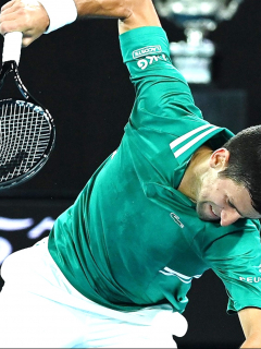 La rabia de Novak Djokovic: destrozó su raqueta en Abierto de Australia