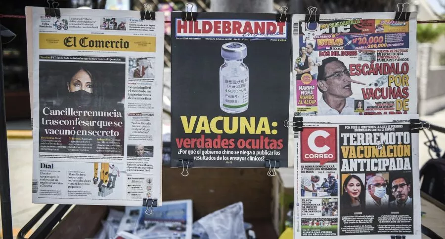 Vacunagate; escándalo de corrupción por vacunas en Perú